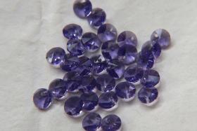 6mm SWAROVSKI 6428 Rivoli Crystal Pendant Beads in Tanzanite 2/4/24/72/144 Pieces PREMIUM Materials