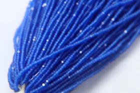 11/0 Hanks Charlotte Cut Beads Matt Sapphire Transparent 1/5/25/50/100 Hanks 2.0mm jewellery rare PREMIUM beads, jewelry supply, findings
