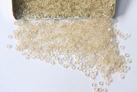 11/0 Charlotte true Cut Beads Ionized Crystal Light Champagne 10/20/50/250/500 Grams PREMIUM SEED Beads
