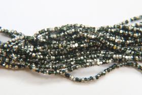 11/0 Hanks Charlotte Cut Beads Patina Transparent Dark Olivine Silver 1/5/25/50/100 Hanks 2.0mm PREMIUM SEED beads, jewelry supply, findings