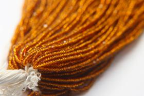 13/0 Hanks Charlotte Cut Beads 10110 Light Smoke Topaz Transparent 1/5/25/50/100 Hanks 1.6mm glass beads, jewelry supply, findings, craft