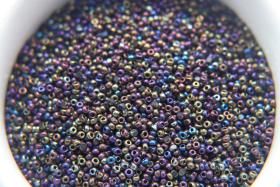 11/0 Charlotte true Cut Beads opaque iris peacock 10/20/50/250/500 Grams rare findings, embroidery materials, jewelry making, vintage beads