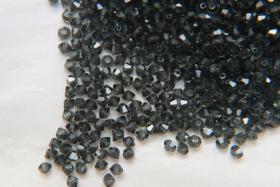 3mm Graphite Swarovski Bicone beads 36/72/144/432/720 Pieces (393) jewelry supplies, couture embroidery, wedding embellishments
