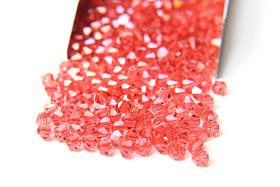 3mm Padparadscha Swarovski Bicone beads 36/72/144/432/720 Pieces jewelry making, crystal beads, embroidery materials, wedding decorations