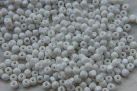6/0 Charlotte Cut Beads Chalk White Opaque 10/20/50/250/500 Grams glass beads, jewelry supply, vintage findings, craft supply, rare whit