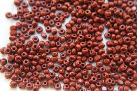 6/0 Charlotte Cut Beads 93310 Burnt Rust Opaque 10/20/50/250/500 Grams glass beads, jewelry supply, vintage findings, craft supply