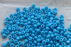 6/0 Charlotte Cut Beads Opaque Turquoise 10/20/50/250/500 Grams glass beads, jewelry supply, vintage findings, craft supply, rare whit