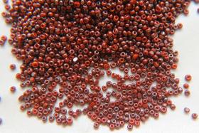 11/0 Charlotte true Cut Beads Ionized Dark Orange Opaque 10/20/50/250/500 Grams PREMIUM SEED BEADS, jewelry making mix beads, metallic