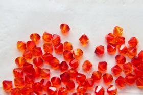 6mm Fireopal Swarovski Bicone 12/36/72/144/288 Pieces (237) embroidery materials, rare jewelry findings, craft supplies, premium findings