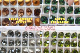 60 ss Swarovski Vintage Rhinestones Foiled 2/6/24/72 pieces (4 colors)