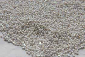 11/0 Charlotte Cut Beads Patina Chalk White Aurore Boreale 10/20/50/250/500 Grams PREMIUM MATERIALS