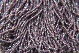 13/0 Charlotte Cut Beads Patina Opaque Light Purple Silver 5/10/20/50/250/500 Grams glass beads, jewelry supply, findings, rare craft supply