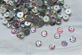 5 MM Swarovski Crystal Aurore Boreale Xillion Lochrose Sew-on STONES 3128 24/72/144/720 Pieces, embroidery materials, wedding decorations