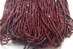 11/0 Charlotte true Cut Beads 2 MM Opaque Chocolate Brown 1/5/25/50/100 Hanks PREMIUM SEED Beads, bracelet beads, tassel beads