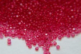 11/0 Charlotte Cut Beads Indian Pink Transparent (Dyed) 10/20/50/250/500 Premium Seed beads, jewelry making