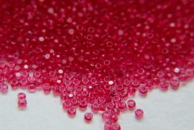 13/0 Charlotte true Cut Beads Indian Pink Transparent (Dyed) 5/10/20/50/250/500 Grams PREMIUM SEED Beads