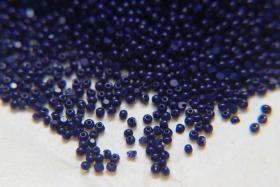 13/0 Charlotte Cut Beads Opaque Ultra Dark Blue 5/10/20/50/250/500 Grams native supplies, jewelry making, embroidery materials, vintage bead
