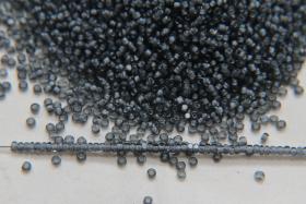 11/0 True cuts Charlotte Beads Black Diamond Off White Lined 10/20/50/250/500 Grams PREMIUM SEED BEADS, Native Supply