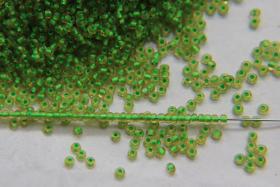 11/0 True cuts Charlotte Beads Honey Neon Green Lined 10/20/50/250/500 Grams PREMIUM SEED BEADS, Native Supply