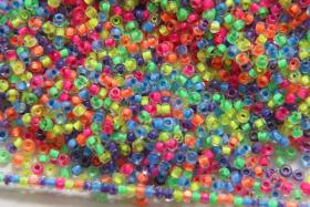 11/0 True cuts Charlotte Beads Multi Neon Beads 10/20/50/250/500 Grams PREMIUM SEED BEADS, Native Supply