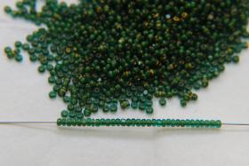 11/0 True cuts Charlotte  Beads Teal Green Yellow Lined 10/20/50/250/500 Grams PREMIUM SEED BEADS, Native Supply