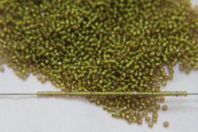 13/0 True cuts Charlotte Beads Light Amethyst Neon Yellow Lined 5/10/20/50/250/500 Grams PREMIUM SEED BEADS, Native Supply