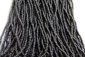13/0 Czech Seed Bead MATT Black 1/5/25/50/100 Full hanks Preciosa Ornella loose beads, mix beads, embroidery materials, craft supplies