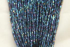 11/0 Czech Two Cut Seed Bead Blue Iris 1/5/25 Full hanks Preciosa Ornella loose beads, mix beads, embroidery materials, craft supplies