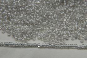 11/0 True cuts Charlotte Beads Crystal White Lined 10/20/50/250/500 Grams PREMIUM SEED BEADS, Native Supply
