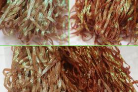 Unique Shiny Iridescent Cord String Thread Trim Jewelry Vintage Iridescent lace for wedding dresses Gift wraping & fancy item