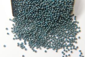 13/0 Charlotte Cut Beads Ionized Teal Blue 5/10/20/50/250/500 Grams PREMIUM MATERIALS Native Beads Supplies