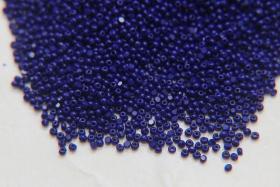 13/0 Charlotte Cut Beads Deep Blue Opaque 5/10/20/50/250/500 Grams native supplies, jewelry making, embroidery materials, vintage bead