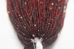11/0 True cuts Charlotte Beads Red Jet Lined 10/20/50/250/500 Grams PREMIUM SEED BEADS, Native Supply