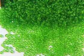 11/0 Charlotte true Cut Beads Transparent Light Kelly Green Loose Beads 10/20/50/250/500 Grams Native Beads Supplies