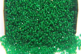 11/0 Charlotte true Cuts Beads Matt Forest Green 10/20/50/250/500 PREMIUM SEED Beads, vintage supplies, Native beads supply
