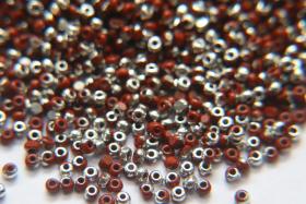 11/0 Charlotte true Cut Beads Patina Rust opaque Silver 10/20/50/250/500 Grams PREMIUM SEED Beads