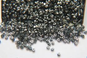 13/0 Charlotte Cut Beads Patina Transparent Black Diamond Silver 5/10/20/50/250/500 Grams glass beads, jewelry supply, findings, craft