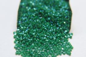 11/0 Charlotte true Cut Beads Patina Opal Green Aurore Boreale 10/20/50/250/500 Grams native beads supply, embroidery