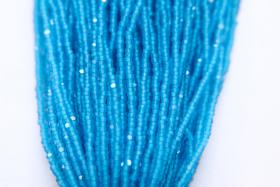 11/0 Hanks Charlotte Cut Beads Matt Medium Dark Aqua 1/5/25/50/100 Hanks 2.0mm glass beads, jewelry supply, findings, Native supply
