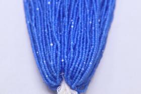 13/0 Hanks Charlotte Cut Beads Medium Sapphire Opal 1/5/25/50/100 Hanks jewellery rare glass beads, jewelry supply, findings, native supply