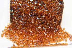 13/0 Charlotte Cut Beads Patina Topaz Aurore Boreale 5/10/20/50/250/500 Grams PREMIUM MATERIALS