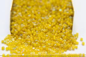 11/0 Charlotte true Cut Beads Patina Matt Yellow Aurore Boreale 10/20/50/250/500 Grams 1300 Pieces loose beads, embroidery materials