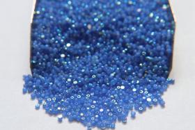 13/0 Charlotte true Cut Beads Patina Premium Medium Sapphire Opal Aurore Boreale 10/20/50/250/500 Grams PREMIUM SEED BEADS, Rare Beads