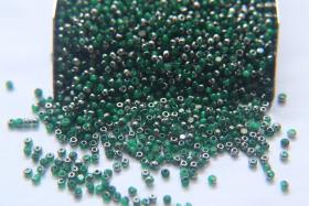 11/0 Charlotte True Cut Beads Patina Opal Green Gunmetal 10/20/50/250/500 Grams PREMIUM SEED Beads