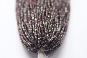 11/0 Hanks Charlotte Cut Beads Patina Transparent Amethyst Silver 1/5/25/50/100 Hanks PREMIUM SEED BEADS, Native Supplies