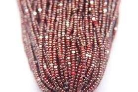 11/0 Hanks Charlotte Cut Beads Ionized Light Red Opaque 1/5/25/50/100 Hanks PREMIUM SEED BEADS, Native Supplies