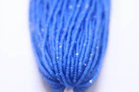 11/0 Hanks Charlotte Cut Beads Premium Medium Sapphire Opal 1/5/25/50/100 Hanks 2.0mm glass beads, jewelry supply, findings, Native supply