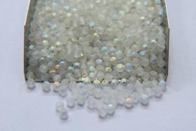 3mm Swarovski 5000 MATT Crystal Aurore Boreale Faceted Round Beads 6/12/36/72/144/288/720/1440 Pieces Jewelry making beads