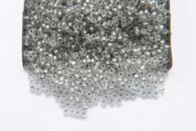 11/0 Charlotte Cut Beads Crystal Matt Silver Lined 10/20/50/250/500 Grams embroidery materials, jewelry making, native vintage beads