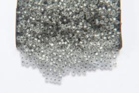 13/0 Charlotte Cut Beads Matt Crystal Silver Lined 5/10/20/50/250/500 Grams embroidery materials, jewelry making, Native vintage beads